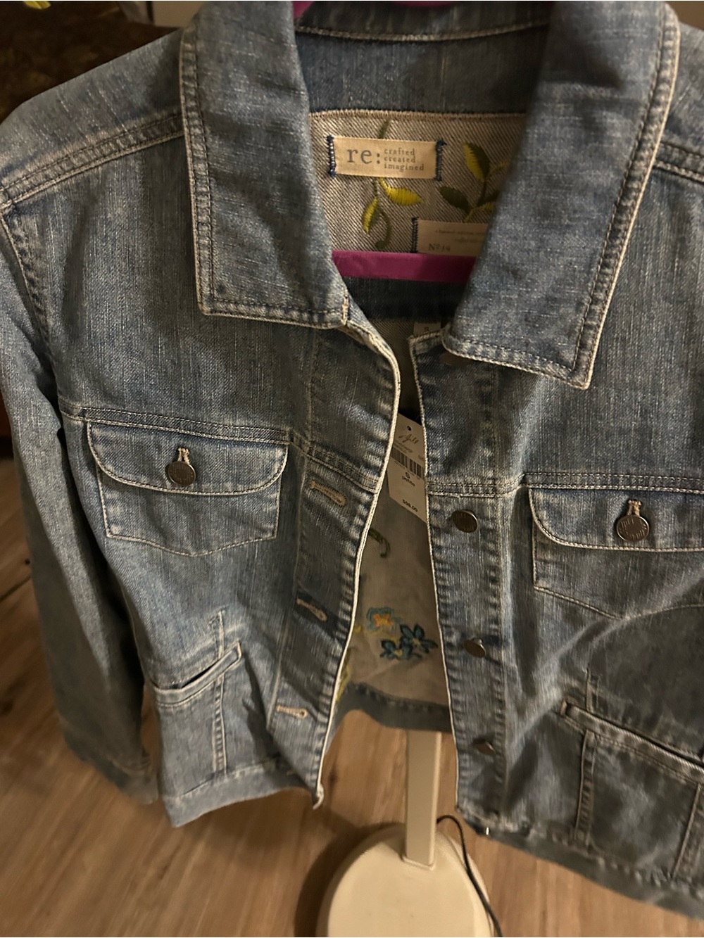 J. Jill Light Blue Denim Jacket